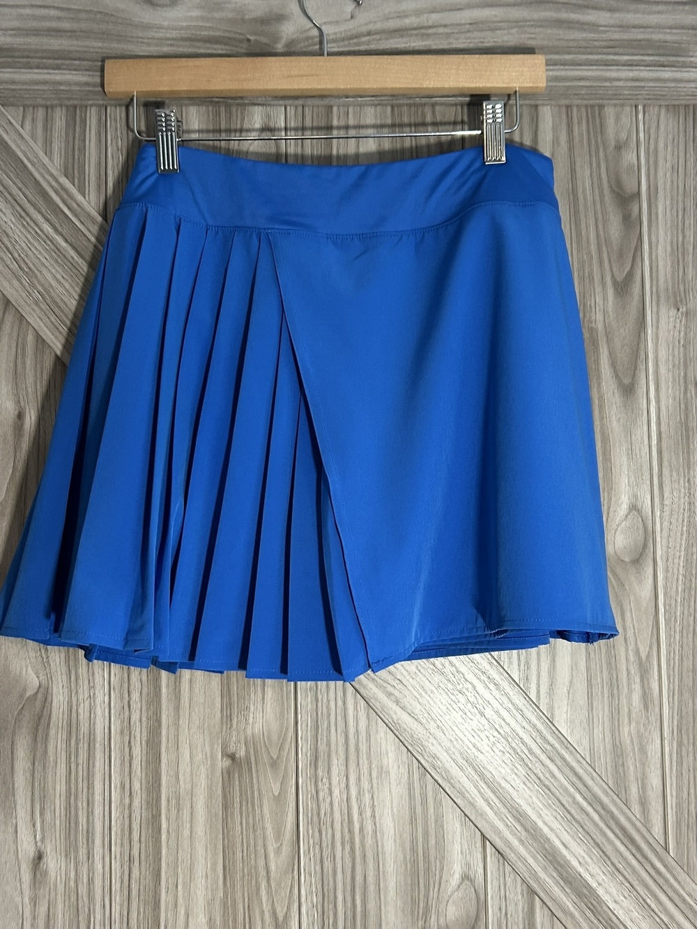Lole Royal Blue Asymmetrical Pleated Athletic Tennis Golf Skort Size Small